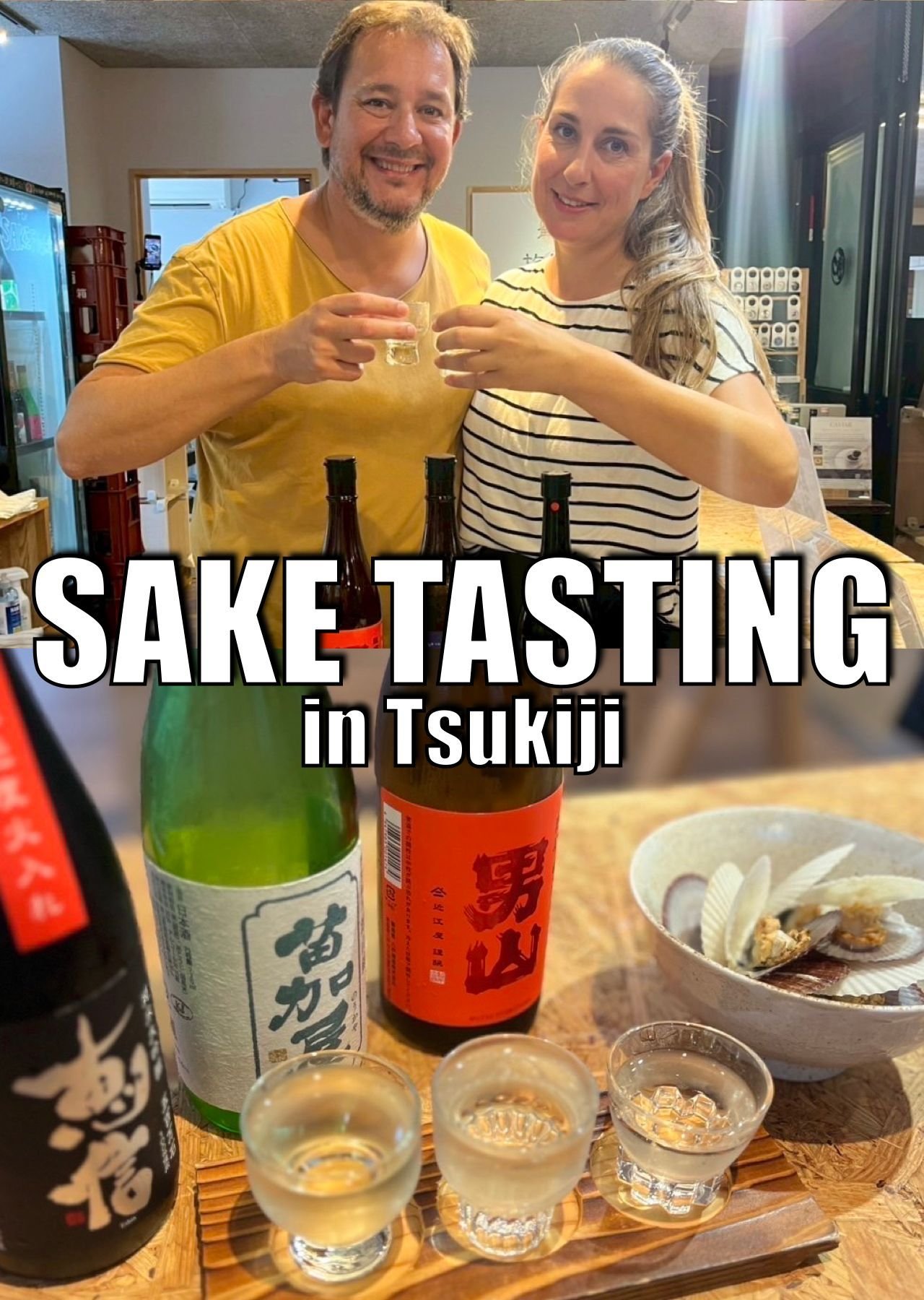 Sake Pairing Workshop in Tsukiji