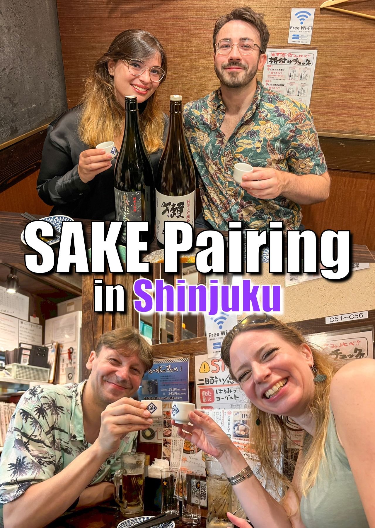 Tokyo: Sake Pairing Workshop & Course Meal (Shinjuku)