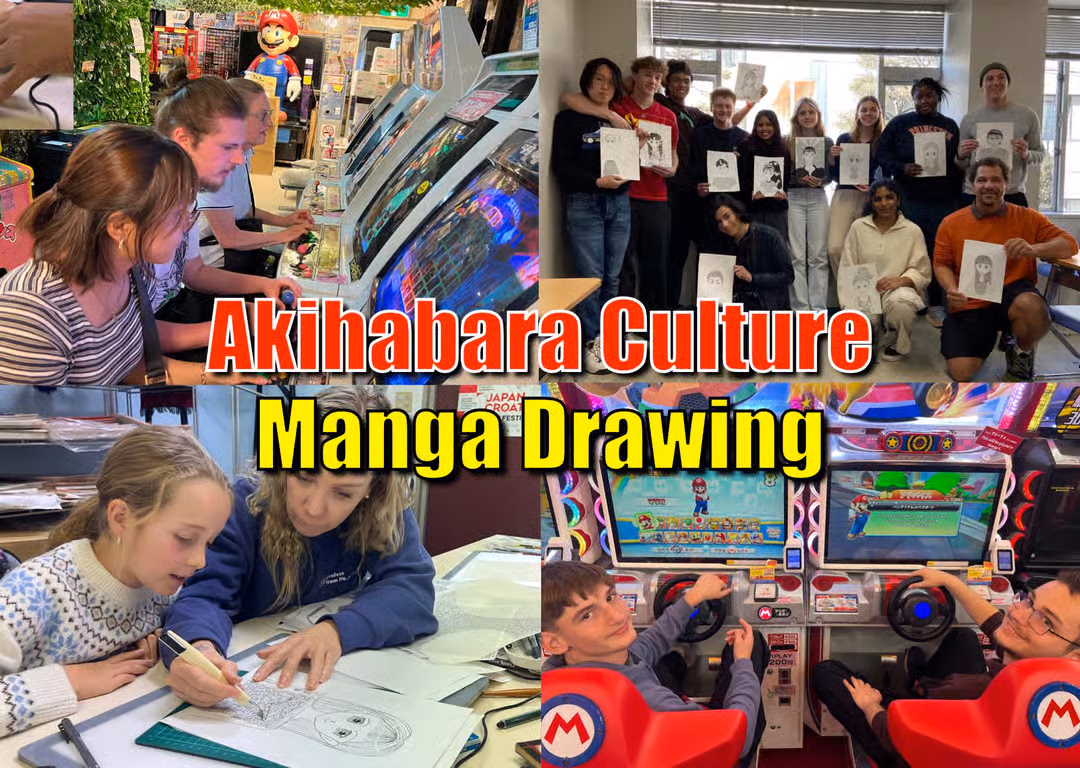 Tokyo: Akihabara Culture Walk & Manga Drawing Class (3.5h)