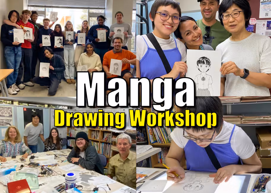 Manga Drawing Workshop with a Pro Manga Artist